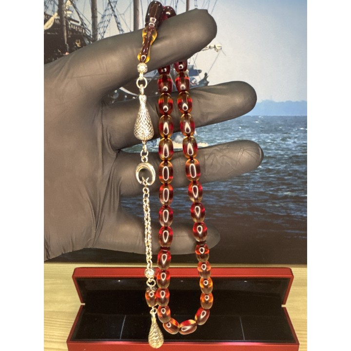 tasarım-ateş-alpaka-sürmeli-çift-kehribar-püskül