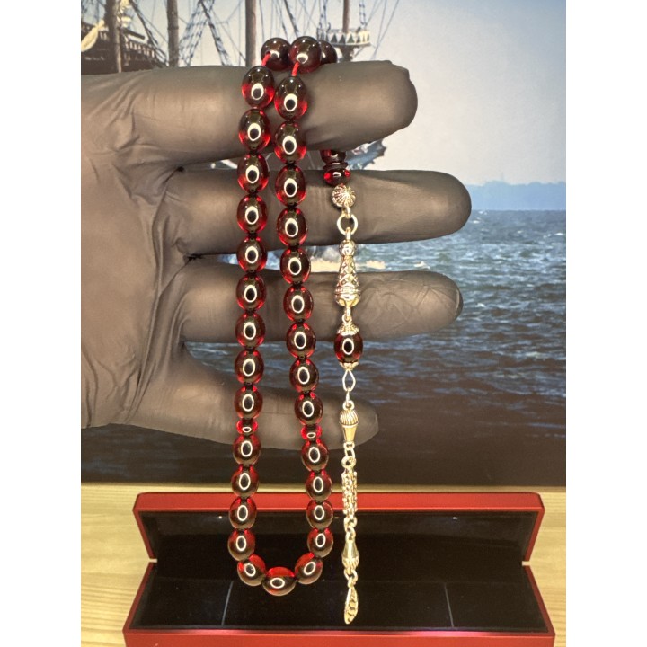 tasarım-ateş-alpaka-püskül-kırmızı-ip-yolları-izli