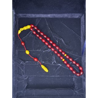 sistemli-sıkma-tesbih-kehribar-kırmızı-osmanlı-benzetme-vişne