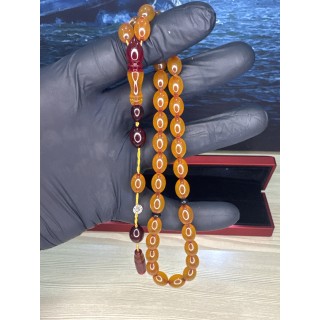 tasarım-tespih-alpaka-sıkma-püskül-tesbih-altın-rodaj-portakal-hamur-lacivert-sikke-usta-imzalı-aykırı-renk-pembe-şükrü-baba